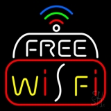 Wifi Free Block With Phone Number 1 Neon Sign