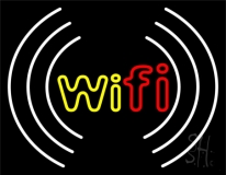 Wifi With Icon Neon Sign
