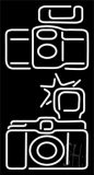 Camera Logo Neon Sign