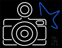 Camera Logo 8 Neon Sign