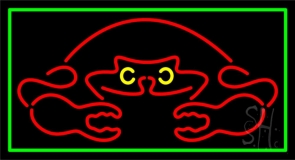 Crab Red Logo 1 Neon Sign