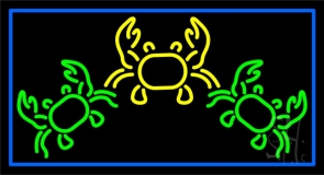 Crabs Logo Neon Sign
