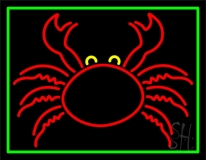 Crab With Logo Neon Sign