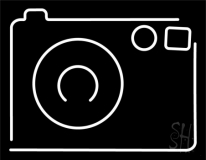 Digital Camera Logo Neon Sign