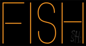 Fish Block Neon Sign