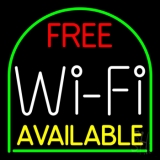 Free Wifi Available Block 1 Neon Sign