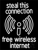 Free Wireless Internet Neon Sign