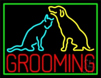 Grooming Logo Neon Sign