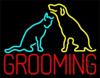 Grooming Logo 1 Neon Sign