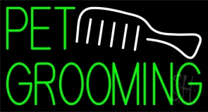 Pet Grooming Block 1 Neon Sign
