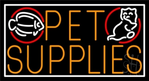 Pet Supplies Neon Sign
