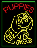Puppies Logo Neon Sign