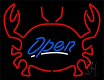 Red Crab Neon Sign