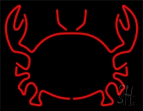 Red Crab 1 Neon Sign