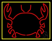 Red Crab 2 Neon Sign