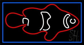 Red Fish 2 Neon Sign