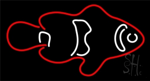 Red Fish 3 Neon Sign