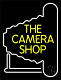 Red The Camera Shop Block 1 Neon Sign