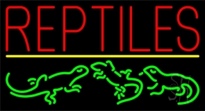 Reptiles Neon Sign
