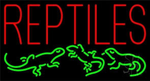 Reptiles 1 Neon Sign