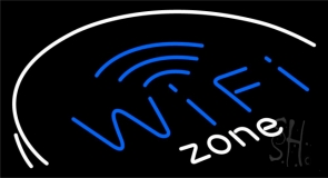Wifi Zone Neon Sign