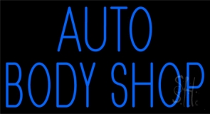 Auto Body Shop 1 Neon Sign