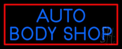 Auto Body Shop 2 Neon Sign