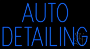 Auto Detailing Neon Sign