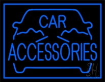 Blue Car Accessories Neon Sign
