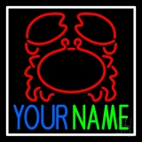 Custom Crab Name 1 Neon Sign