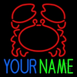 Custom Crab Name Neon Sign