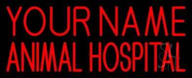 Custom Name Animal Hospital Neon Sign