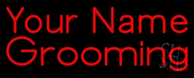 Custom Name Pet Grooming 1 Neon Sign