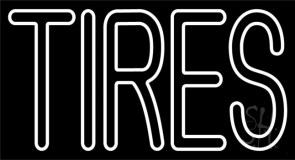 Double Stroke Tires Neon Sign