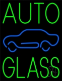 Green Auto Glass Blue Car Neon Sign