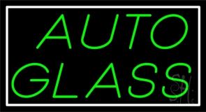 Green Auto Glass Neon Sign