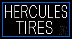 Hercules Tires Neon Sign