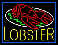 Lobster Block With Logo 1 Neon Sign