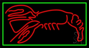 Lobster In Red Logo 1 Neon Sign