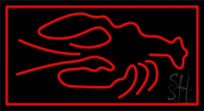 Red Logo Lobster 1 Neon Sign