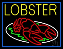 Yellow Lobster 1 Neon Sign