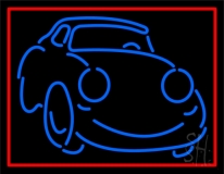 Blue Car Logo 1 Neon Sign