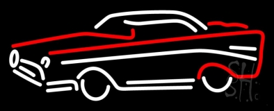 Red And White Car Logo Neon Sign