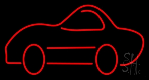 Red Car Logo Neon Sign