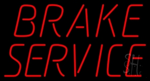 Brake Service Red Neon Sign