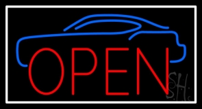 Car Open Block 1 Neon Sign