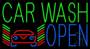 Car Wash Open 1 Neon Sign
