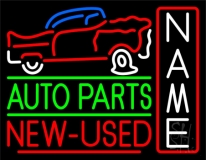 Custom Auto Parts New Used Neon Sign