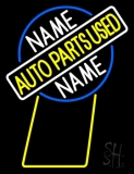 Custom Auto Parts Used Neon Sign