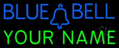 Custom Blue Bell Neon Sign